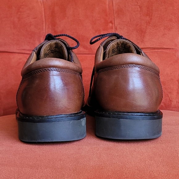 Johnson & Murphy Mens Lace Up Oxford 020-2184 Brown Leather Size 10W - Picture 8 of 15